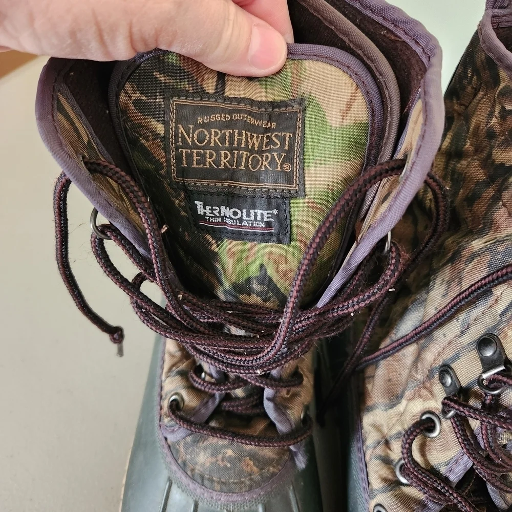 Northwest Territory Camo Rugged Outerwear Thermolite Thin Insulation Boots